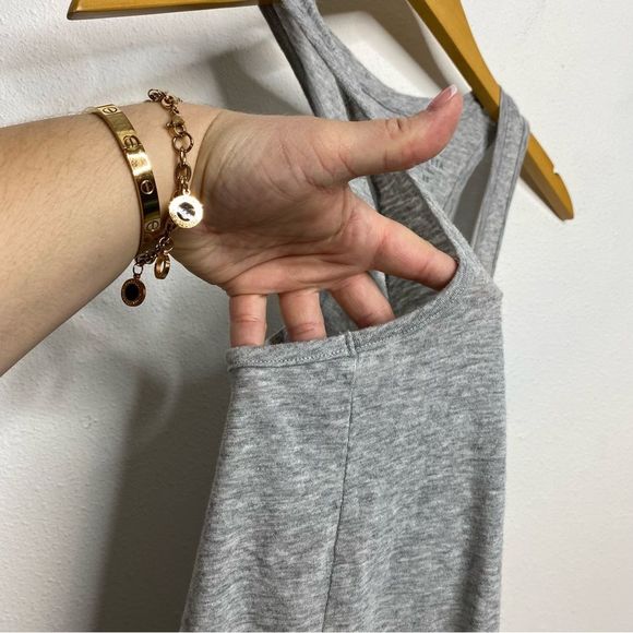 Athleta Gray Racerback Tank - Picture 5 of 8